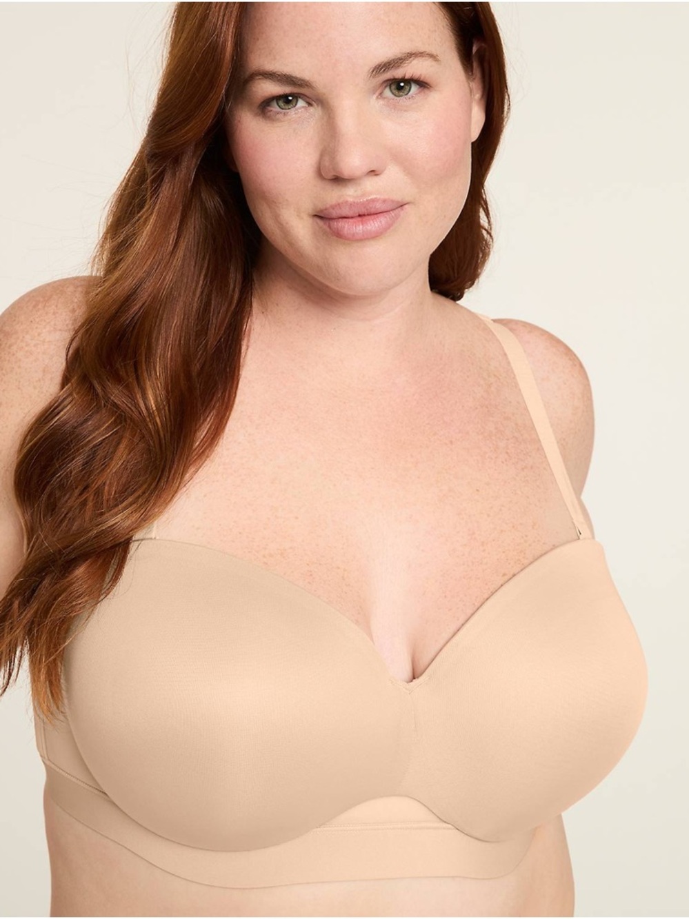 Cacique Comfort Bliss Lightly Lined Multi-Way Strapless Bra
